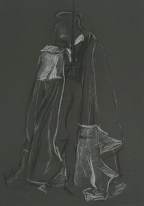 Studie af Peer for Coronation of Edward VII af Edwin Austin Abbey