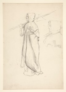 Studie af helleberdier, fra kong Richard III af Edwin Austin Abbey