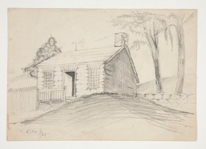 Det ældste hus i Ellicotts Mills af Edwin Austin Abbey
