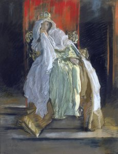 Dronningen i "Hamlet" af Edwin Austin Abbey