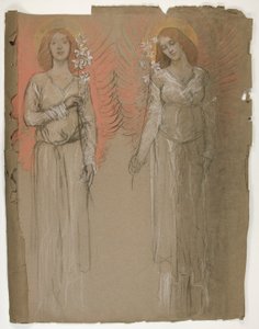 To engle af Edwin Austin Abbey