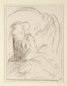 To kompositionsstudier til af Edwin Austin Abbey