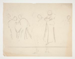 Uidentificeret illustration af Edwin Austin Abbey