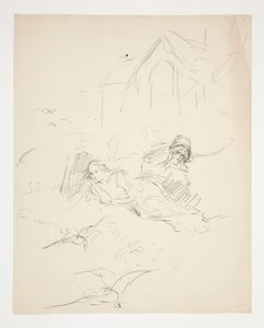 Uidentificeret illustration af Edwin Austin Abbey