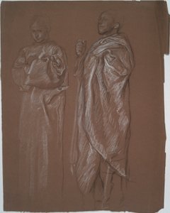 Uidentificeret undersøgelse af Edwin Austin Abbey