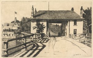 Fulham Bridge Tavern af Edwin Edwards