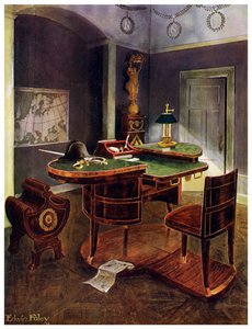 Kampagnebord af Napoleon I, Chateau de la Malmaison, Frankrig, 1911-1912.