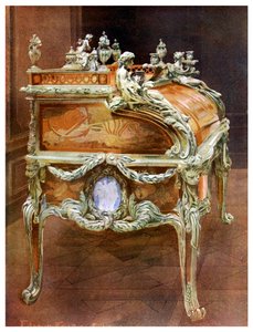 Skrivebord af Louis XV, Louvre, Paris, 1911-1912.