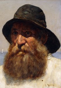 Portræt af en fisker, ca. 1895