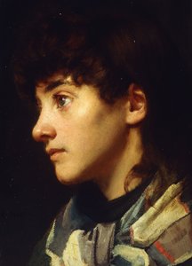 The Newlyn Girl, ca. 1895 af Edwin Harris
