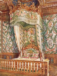 Forgyldt statsseng af dronning Marie Antoinette