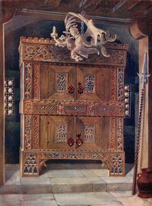 sengotisk Schrank. tysk