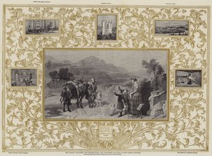 Hendes Majestæt Dronningen, Prinsessen Royal og Prinsen af Wales ved Loch Laggan, Skotland af Edwin Landseer