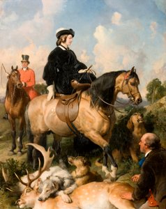 Dronning Victoria i Windsor Home Park, 1865 af Edwin Landseer