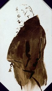 Sydney Smith (1771-1845) ca. 1821 (blyant og wc på papir) af Edwin Landseer