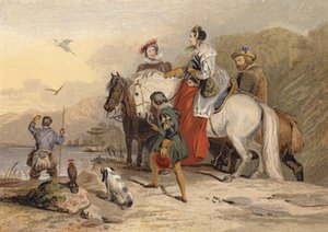 Hawking-partiet af Edwin Landseer