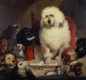 Retssag af jury, eller nedlæggelse af loven, ca. 1840 (olie på lærred)
