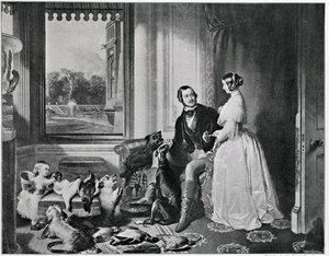 Windsor Castle i moderne tid, fra maleriet fra 1843 af Edwin Landseer