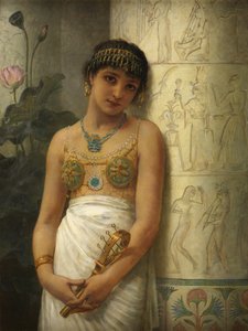 En egyptisk pige med et søster, 1886