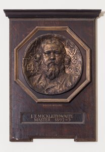 Medalje med John T. Micklethwaite, ca. 1893 af Edwin Roscoe Mullins