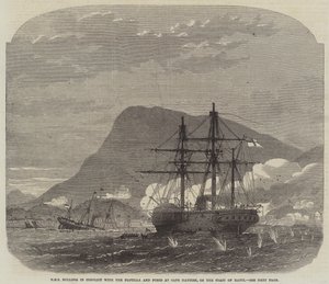 HMS Bulldog i konflikt med flotillen og forterne ved Cape Haytien på Haytis kyst