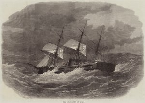 HMS Kaptajn, for nylig tabt til søs af Edwin Weedon