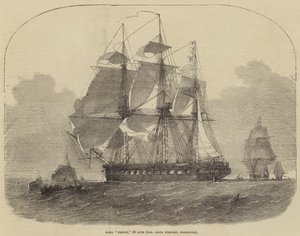 HMS Nankin, 50 kanoner, ærede Keith Stewart, kommandør