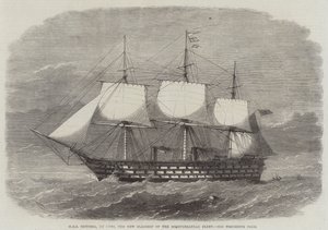 HMS Victoria, 102 kanoner, Middelhavsflådens nye flagskib