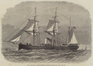 HMS Wyvern, dobbelttårnet jernbeklædt damp-ram