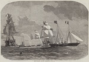 Hendes Majestæt forlader Cherbourg af Edwin Weedon