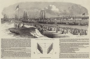 Åbning af West Hartlepool New Dock af Edwin Weedon