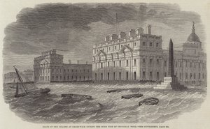 Themsen i Greenwich under højvande i torsdagsugen af Edwin Weedon