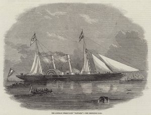 Den østrigske Steam-Yacht Fantasie