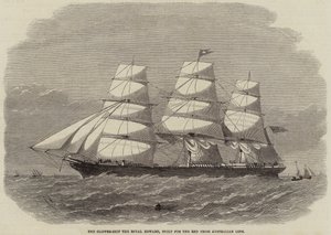 Clipper-skibet Royal Edward, bygget til Røde Kors Australian Line