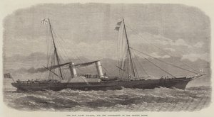 The New Yacht Galatea, for Corporation of the Trinity House af Edwin Weedon