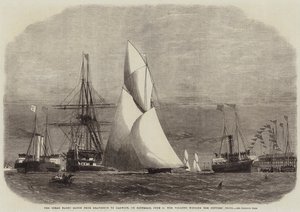 Ocean Yacht Match fra Gravesend til Harwich, lørdag den 4. juni, vandt Volante Cutters