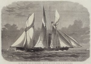 Royal Thames Yacht Club Schooner-Match, Xantha og Gloriana-rundingen ved Nore