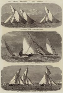 Yachtkampene i Themsen i sidste uge af Edwin Weedon