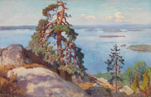 Landskab fra Koli af Eero Järnefelt