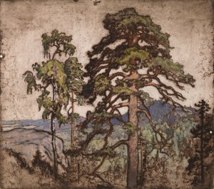 Udsigt fra Koli af Eero Järnefelt