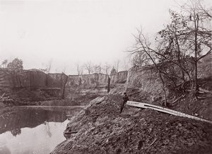 Dutch Gap Canal, 1865. af Egbert Guy Fowx