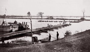 Pontonbroen, 1861-65. af Egbert Guy Fowx