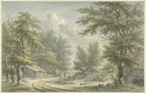 Landskab nær Eext, Drenthe