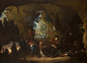 Calvin i helvede af Egbert van Heemskerk the Younger