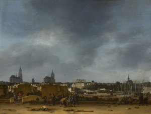Et syn på Delft efter eksplosionen i 1654