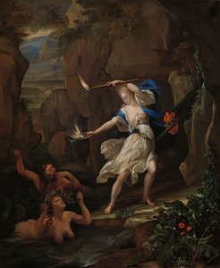 Circe straffer Glaucus ved at gøre Scylla til et monster Circe Straffer Glaucus ved at forvandle Scylla til et monster