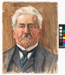 E. Mayer: Portræt af Leopold Czihaczek af Egon Schiele