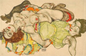 Kvindelige elskere af Egon Schiele