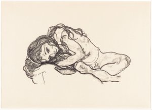 Pige af Egon Schiele