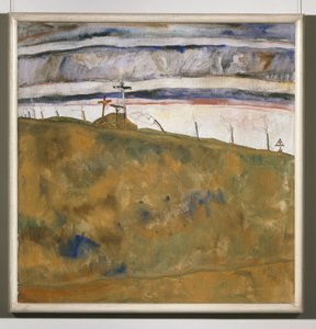 Kalvarienberg (maleri på lærred) af Egon Schiele